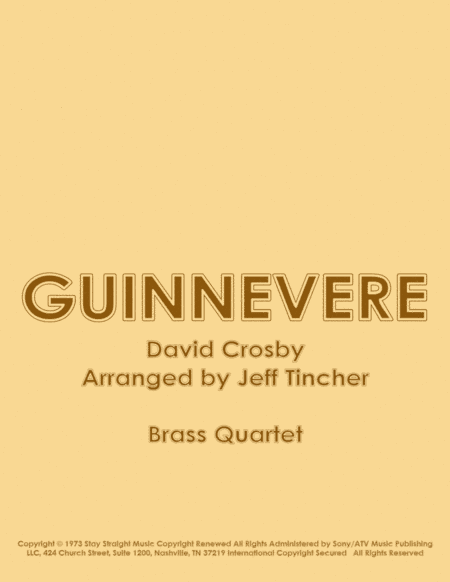 Guinnevere (arr. Jeff Tincher)