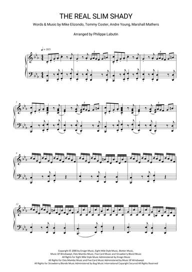 The Real Slim Shady (arr. Philippe Labutin)