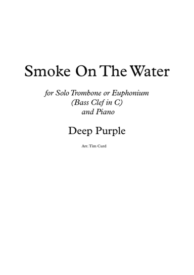 Smoke On The Water (arr. Tim Curd.)