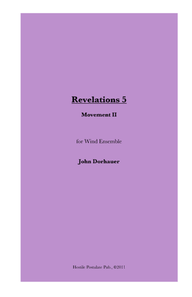 Revelations 5 (Mvt. II)