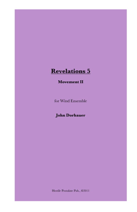 Revelations 5 (Mvt. II)
