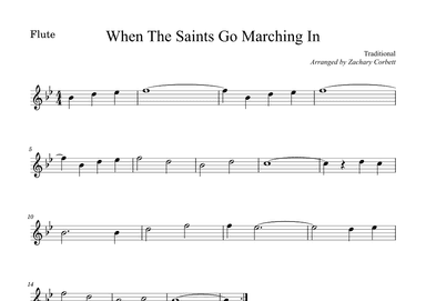 When The Saints Go Marching In (arr. Zachary Corbett)