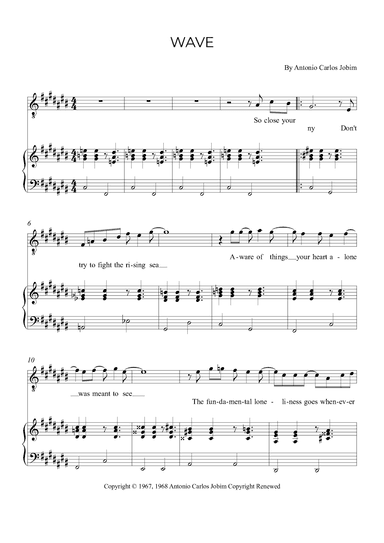 Wave (arr. Alex Nunes Rodriguez)