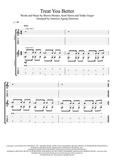 Treat You Better (arr. Antonius Agung Setiawan)