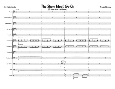 The Show Must Go On (arr. Yader Bonilla)