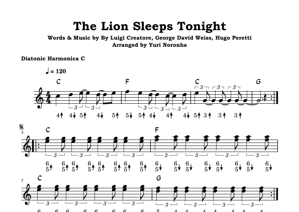 The Lion Sleeps Tonight (arr. Yuri Noronha)