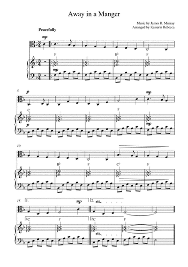 Away in a Manger (arr. Kaiserin Rebecca)