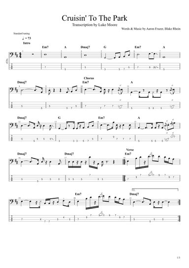 Cruisin To The Park (arr. Luke Moore)