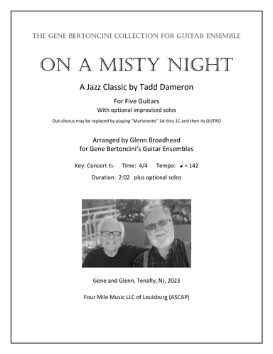 On A Misty Night (arr. Glenn Broadhead)
