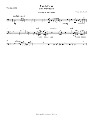 Ave Maria (arr. Sherry Lewis)