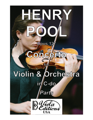 Opus 127, Concerto for Violin & Orchestra in C-do (Parts)