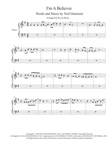 I'm A Believer (arr. Kevin Busse)