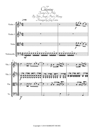 Chlorine (arr. Greg Eaton)