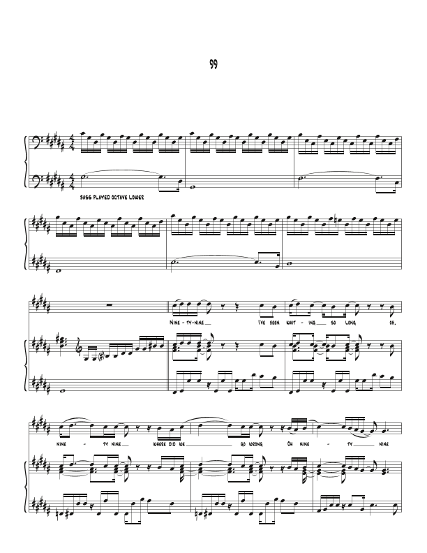 99 (arr. Biegler)