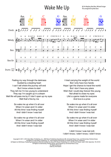 Wake Me Up (arr. Alex Davis)