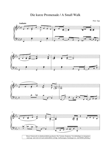 A Small Walk (Piano Collection fuer Entertainer)