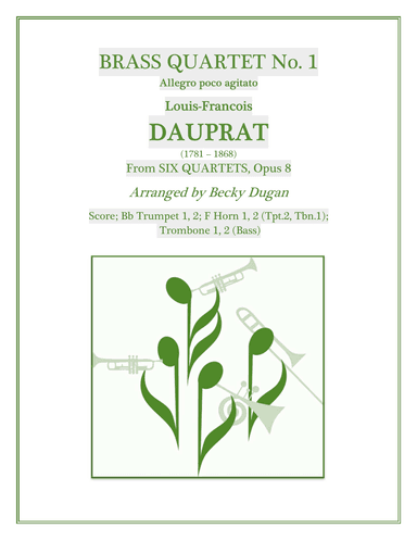Quartet No. 1, Opus 8: Allegro poco agitato (arr. Becky Dugan)