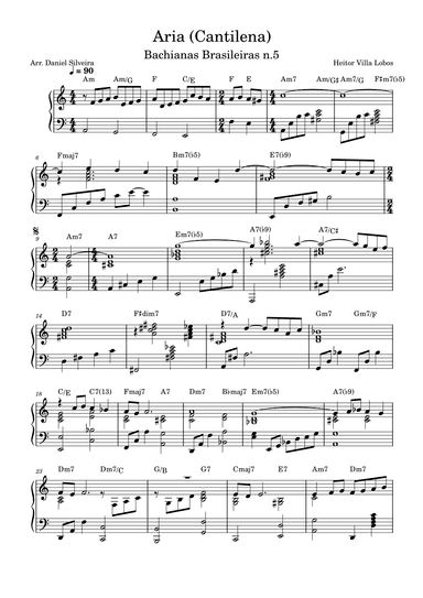 Aria (cantilena) (arr. Daniel Silveira)