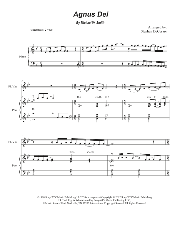 Agnus Dei (arr. Stephen DeCesare)