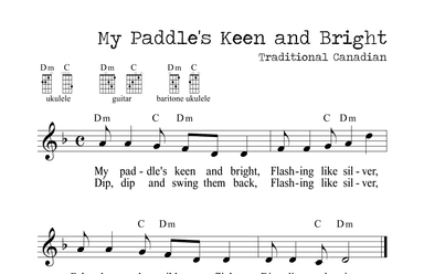 My Paddle's Keen and Bright (arr. M. Ryan Taylor)