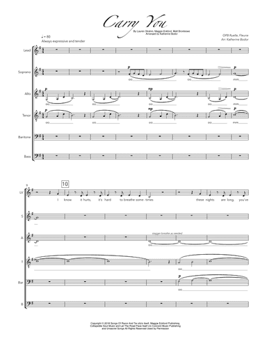 Carry You (arr. Katherine Bodor)