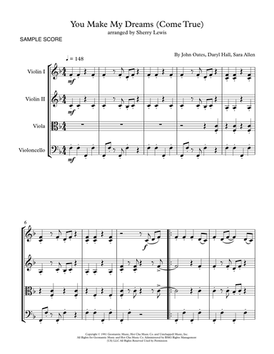 You Make My Dreams (arr. Sherry Lewis)