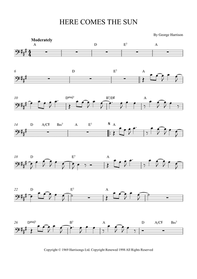 Here Comes The Sun (arr. Alex Nunes Rodrigues)