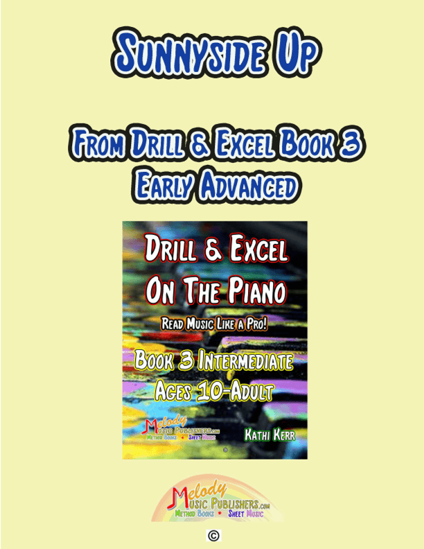 Piano song early advanced - Sunnyside Up