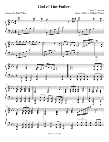 God of Our Fathers (arr. Beka Wilson)