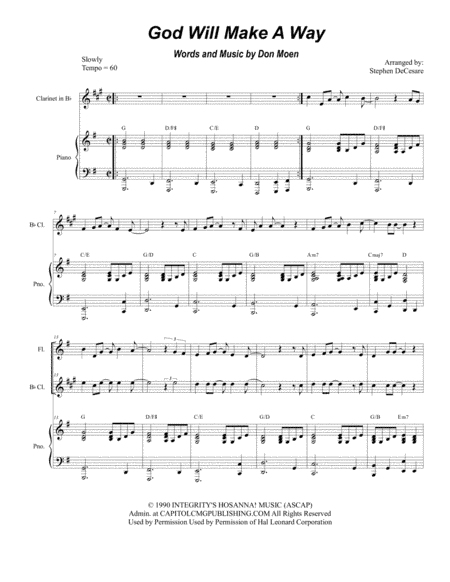 God Will Make A Way (arr. Stephen DeCesare)