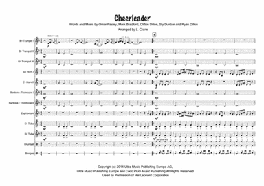 Cheerleader (arr. L Crane)