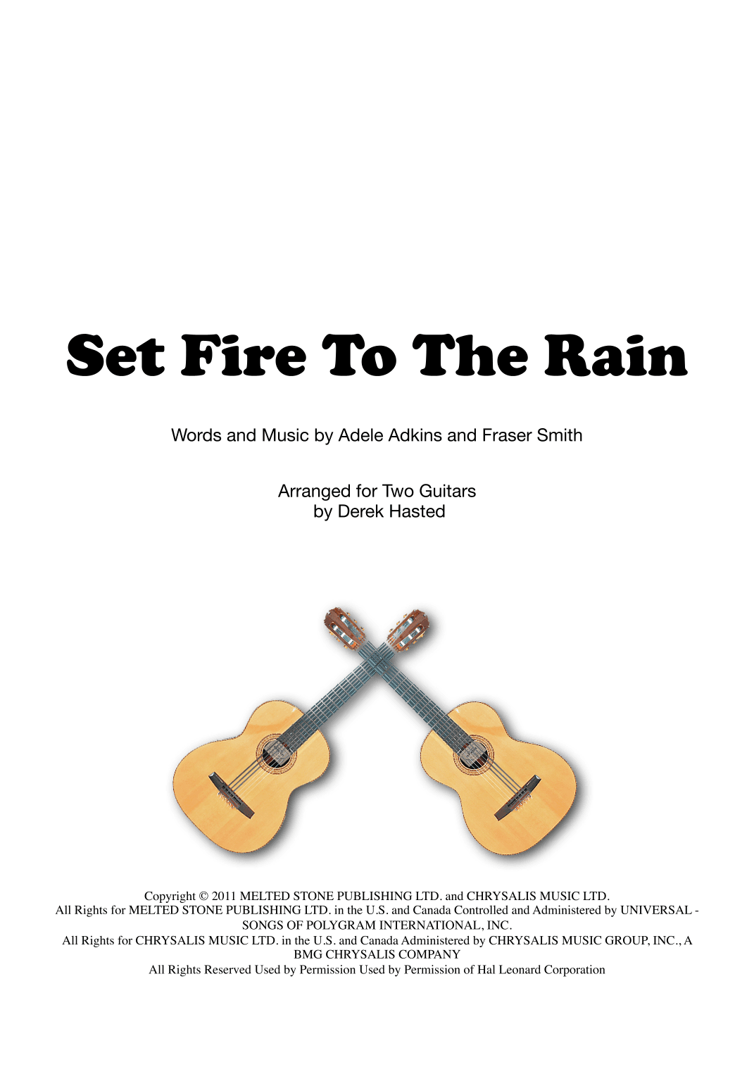 Set Fire To The Rain (arr. Derek Hasted)