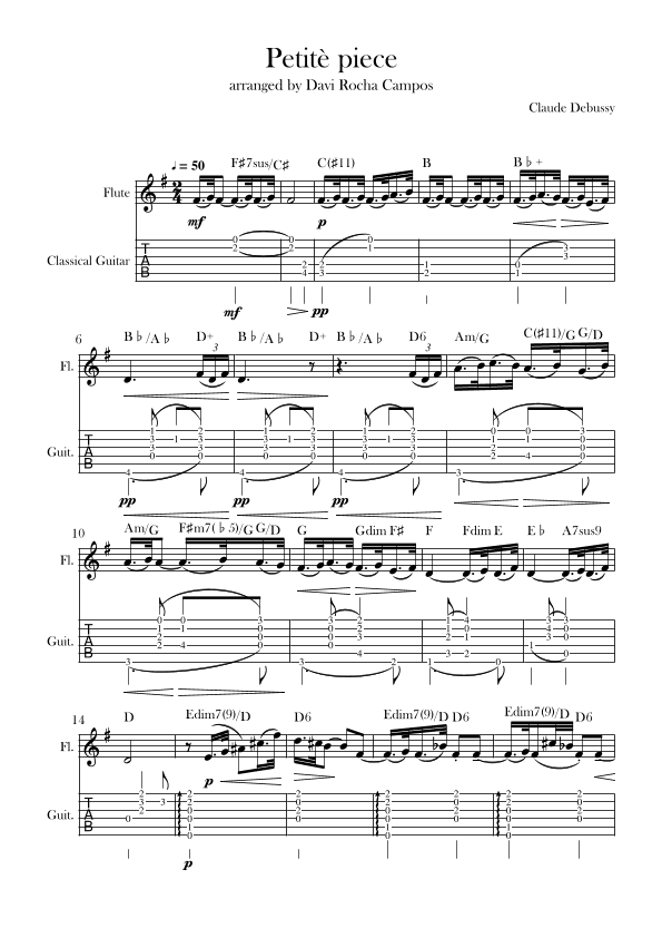 Petitè piece (arr. Davi Rocha Campos)