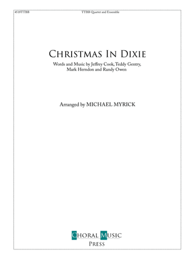 Christmas In Dixie (arr. MICHAEL MYRICK)