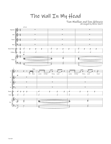 The Wall in my Head (arr. Kevin Scott)