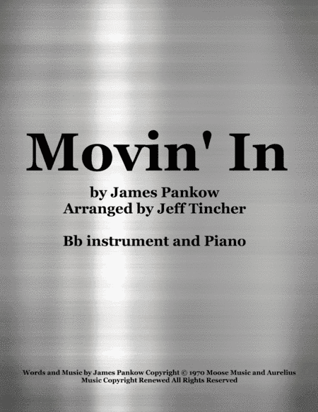 Movin' In (arr. Jeff Tincher)