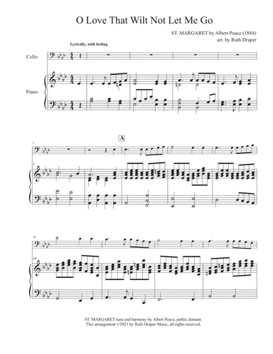 O Love That Wilt Not Let Me Go (arr. Ruth Draper)