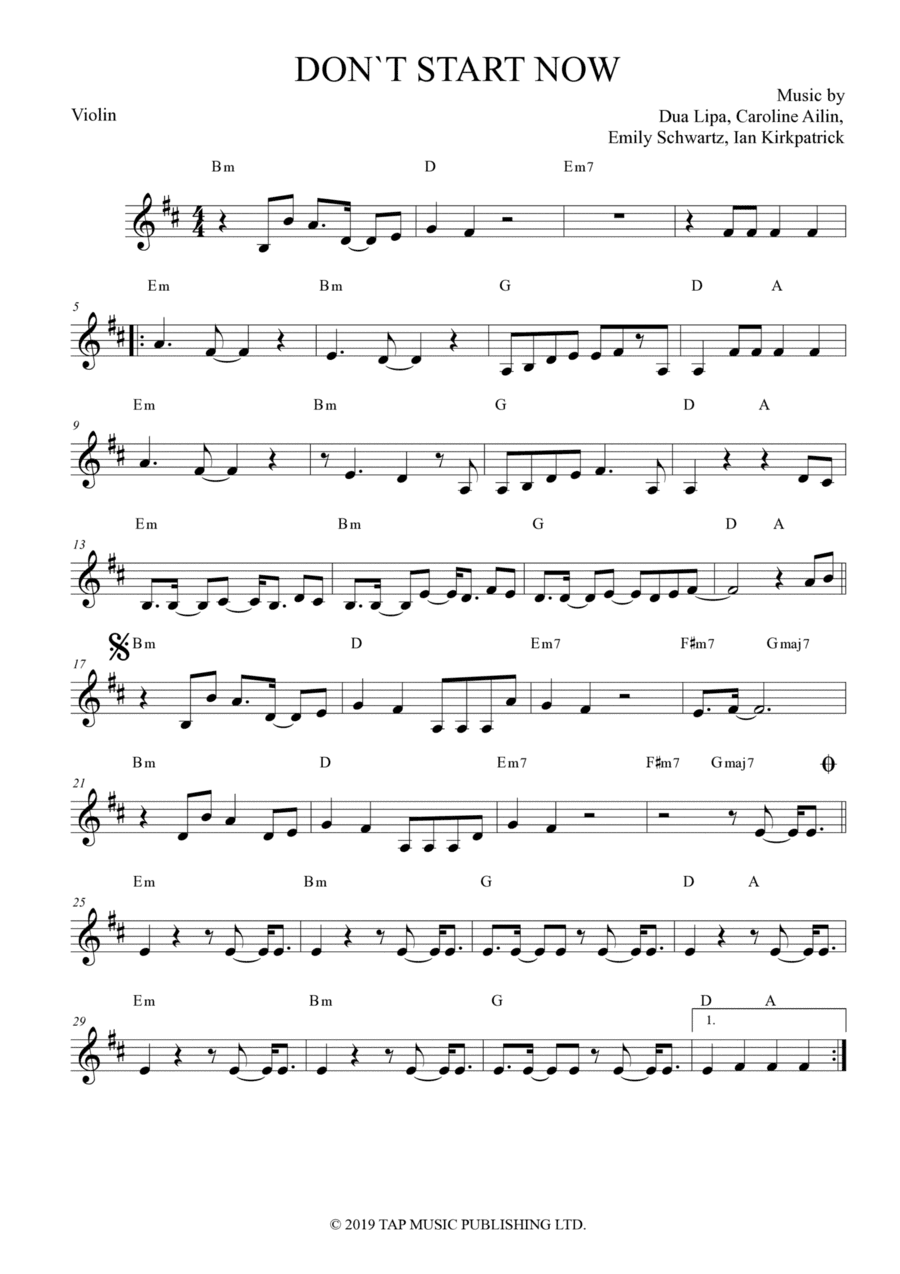Don't Start Now (arr. Anderson Quevedo)