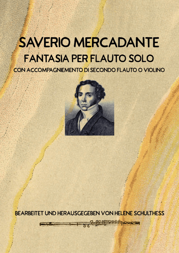 Saverio Mercadante Fantasia per Flauto solo con Accompagniemento di secondo Flauto o Violino (arr. Helene Schulthess)
