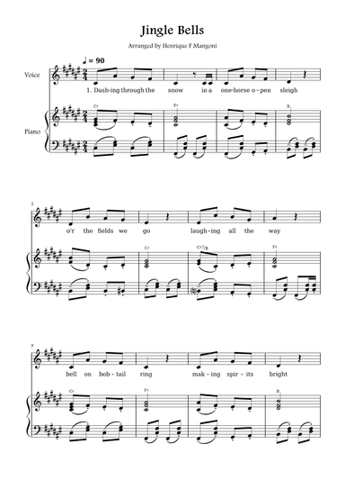 Jingle Bells (arr. Henrique F Mangoni)