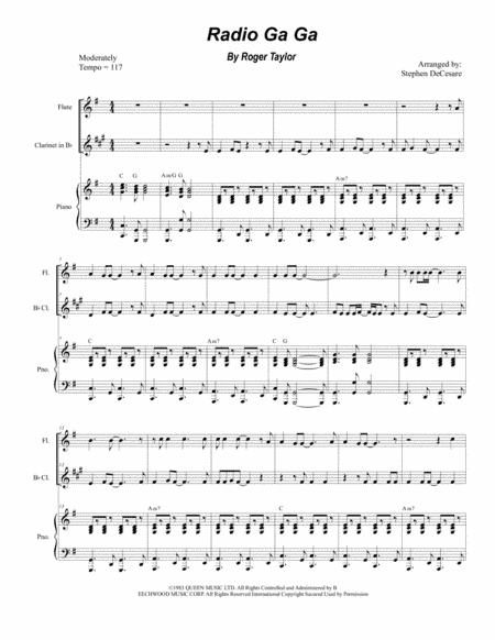 Radio Ga Ga (arr. Stephen DeCesare)