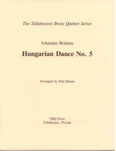 Hungarian Dance No. 5 (arr. Paul Hanna)