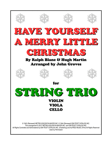 Have Yourself A Merry Little Christmas (arr. John Groves)