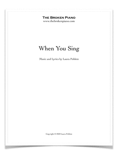 When You Sing