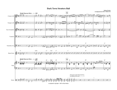 Darktown Strutter's Ball (arr. Dean Mounts)