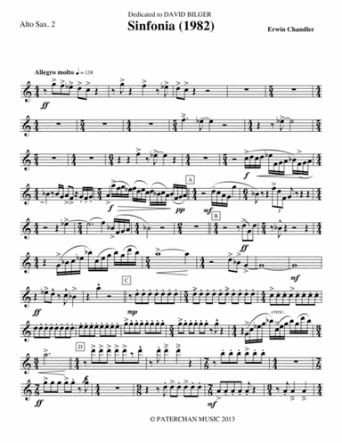 SINFONIA FOR SAXOPHONES