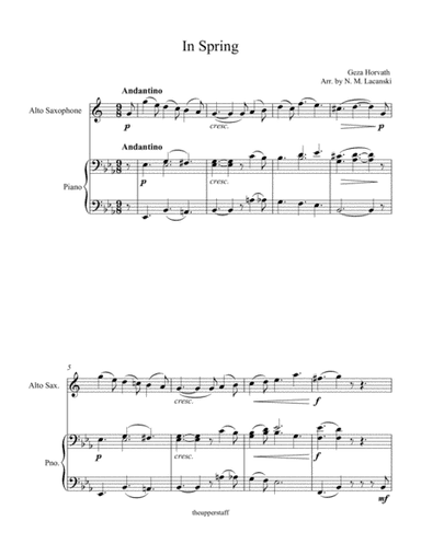 In Spring (arr. Nick Lacanski)
