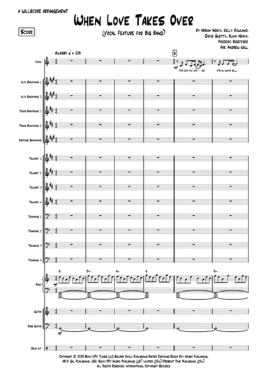When Love Takes Over (arr. Andrew Will)