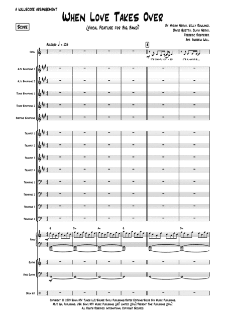 When Love Takes Over (arr. Andrew Will)