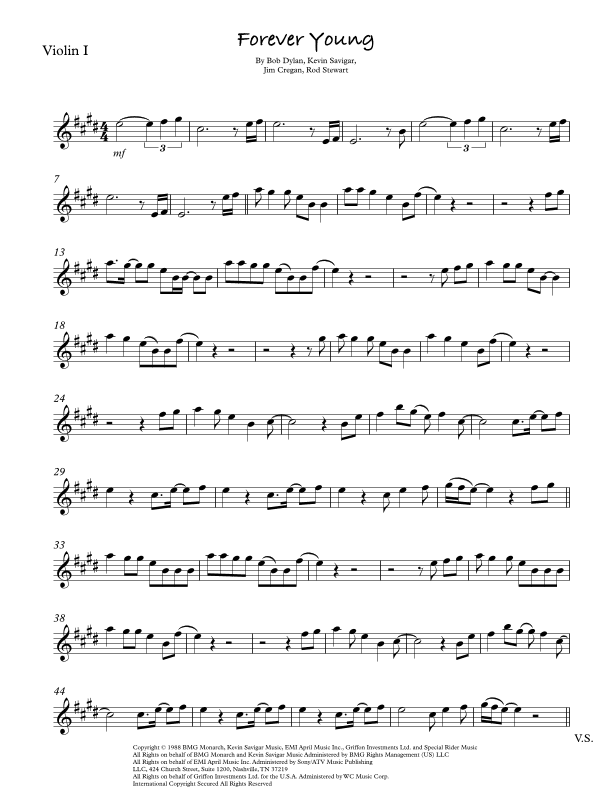 Forever Young (arr. Kevin Stever)